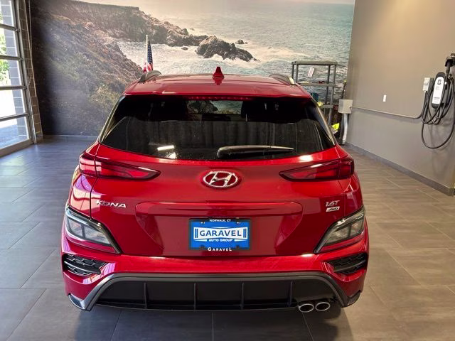 2022 Pulse Red Hyundai Kona N Line AWD SUV