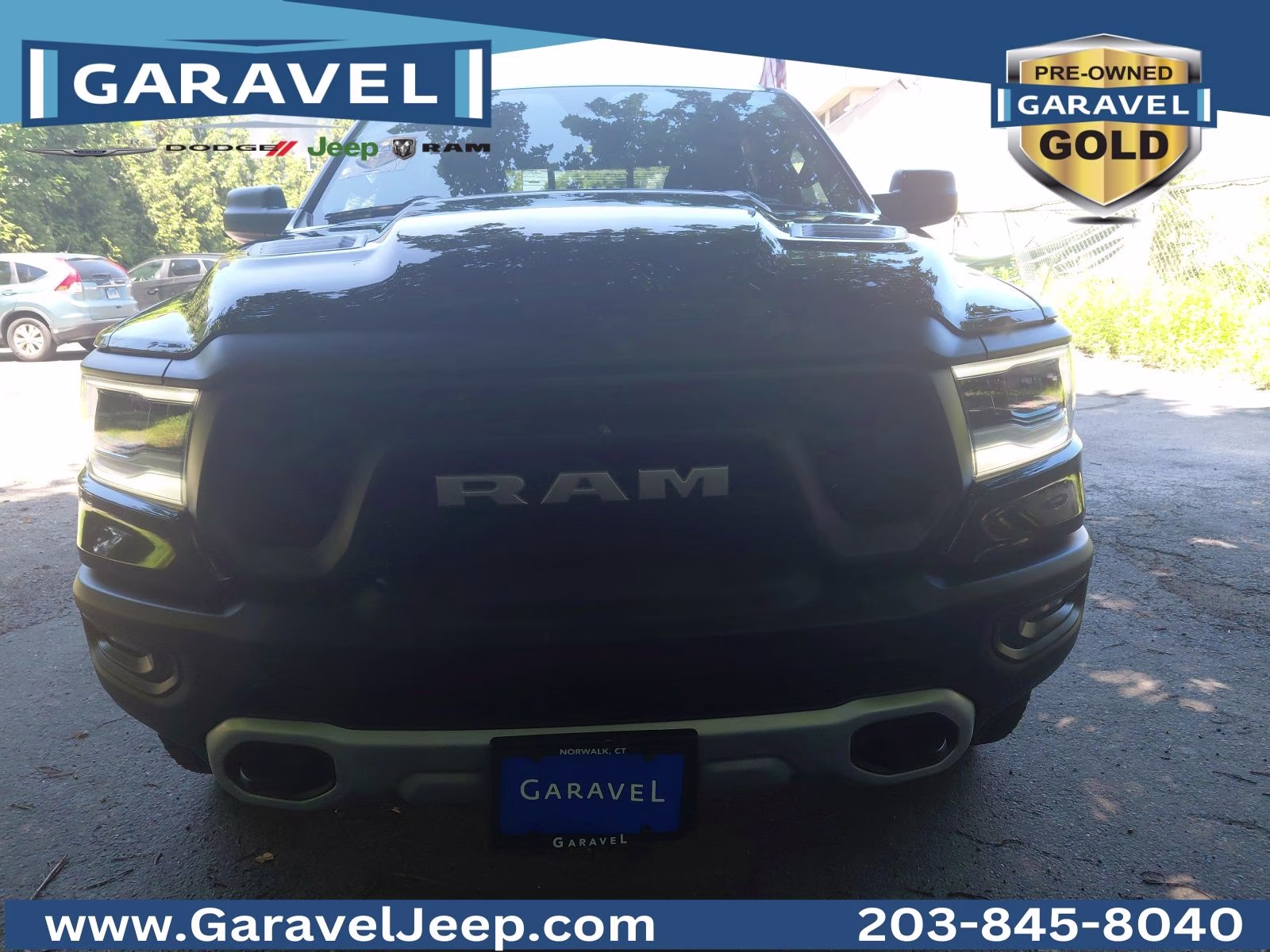 2020 Diamond Black Crystal Pearlcoat Ram 1500 Rebel 4X4 Truck