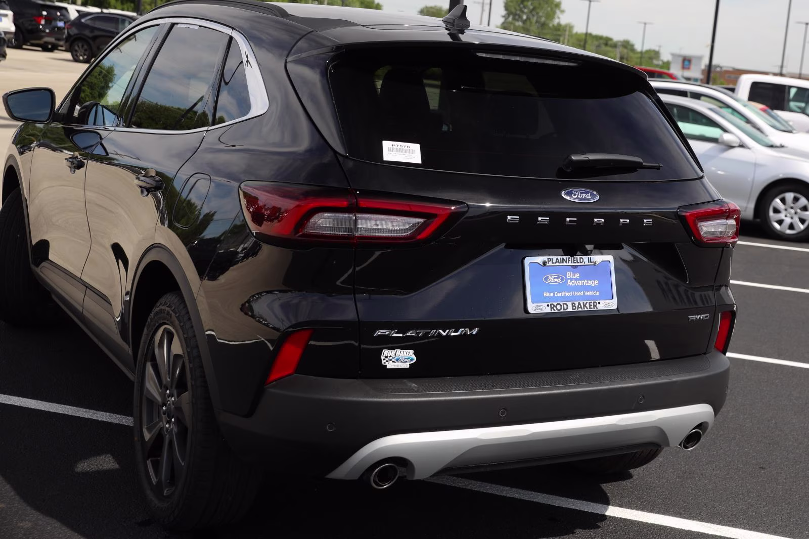 2025 Agate Black Ford Escape Platinum AWD SUV