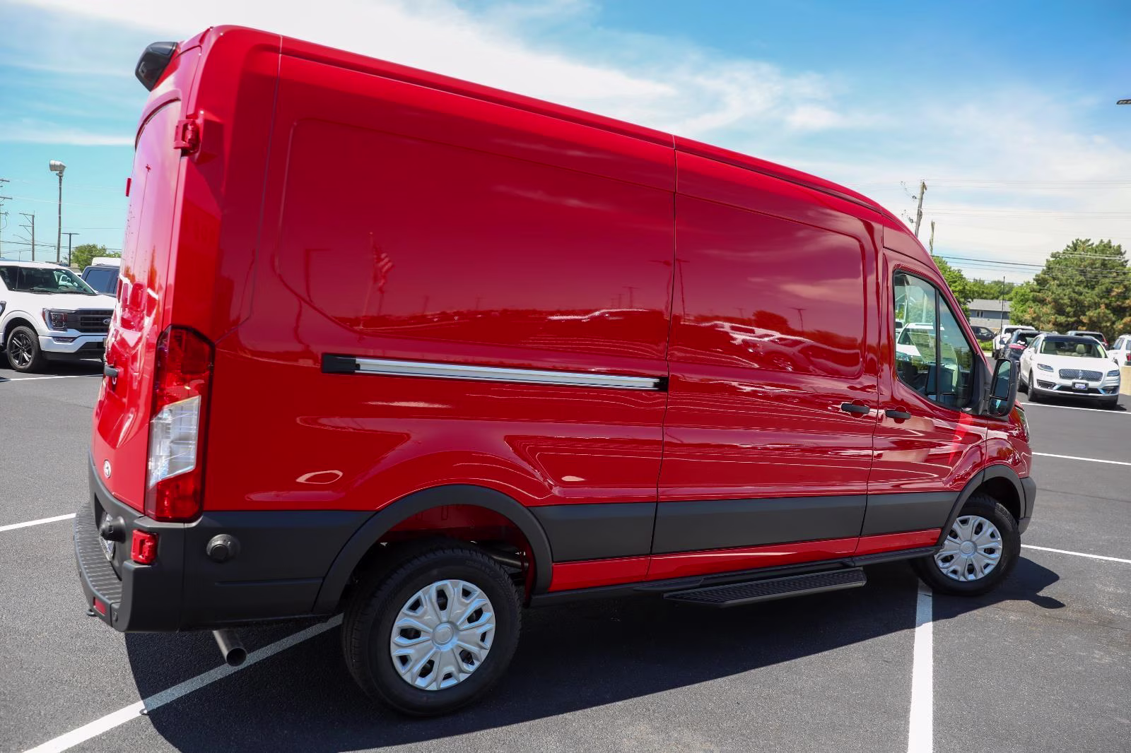 2026 Race Red Ford Transit Cargo Van RWD Van