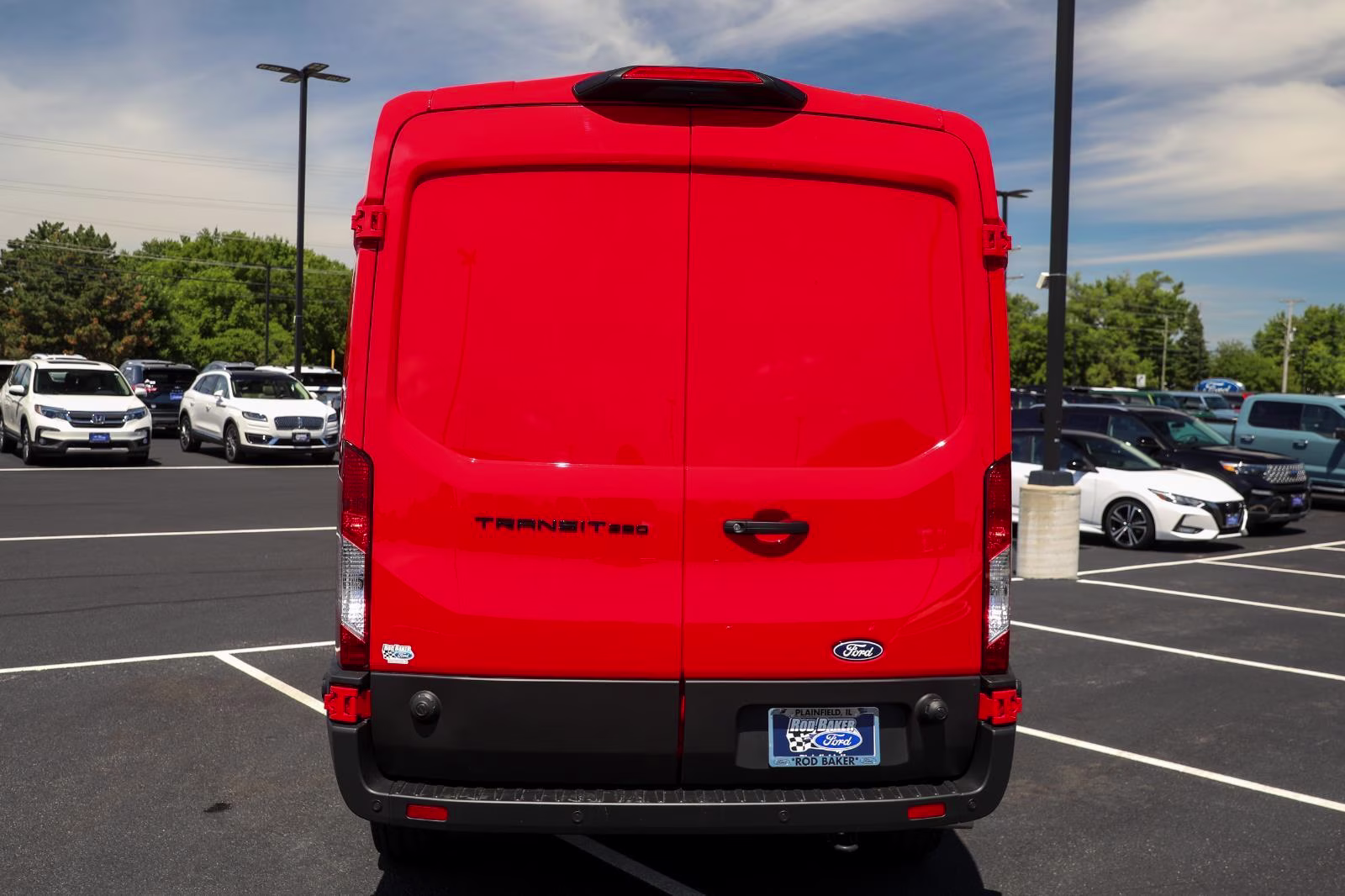 2026 Race Red Ford Transit Cargo Van RWD Van