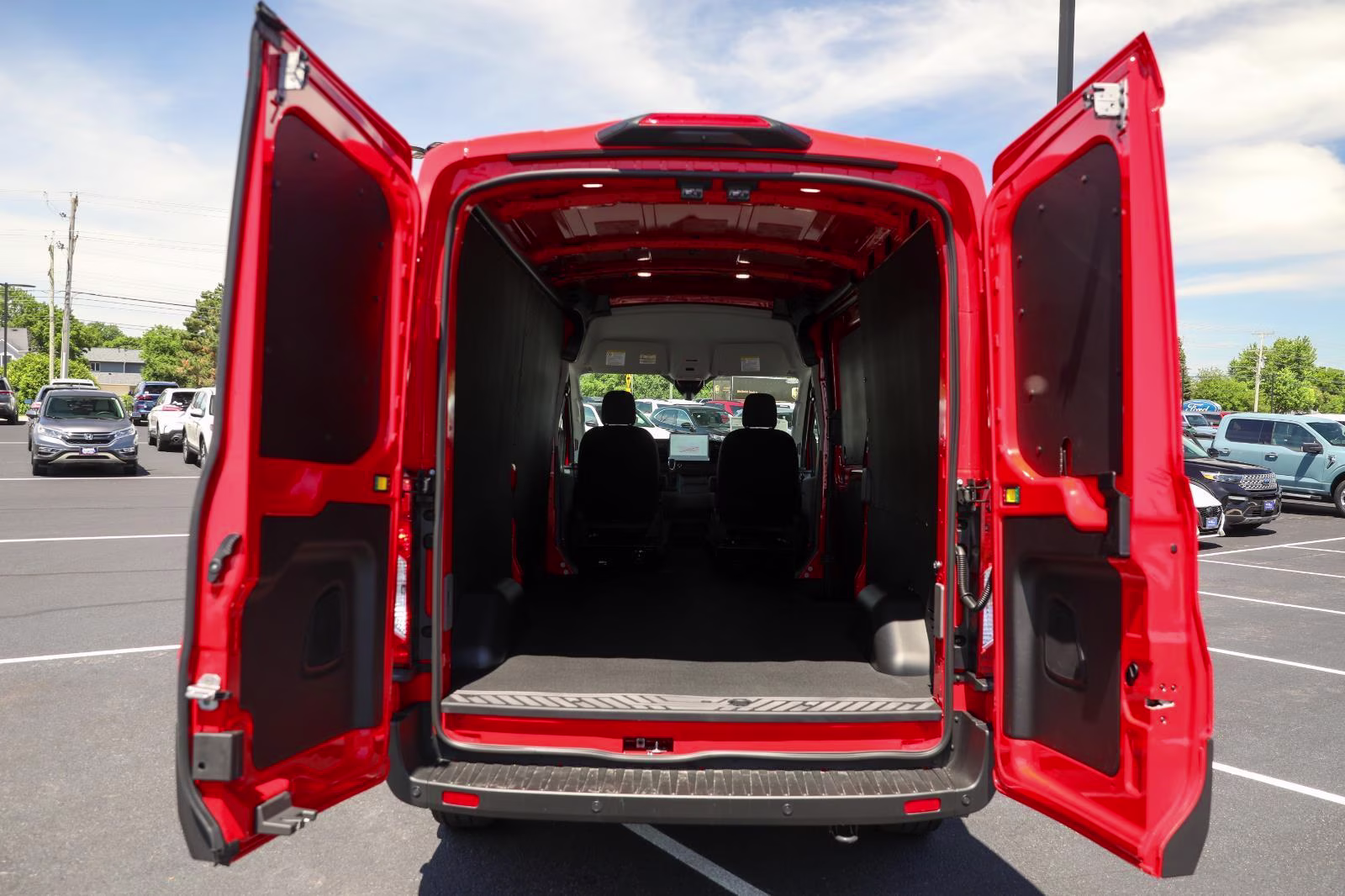 2026 Race Red Ford Transit Cargo Van RWD Van