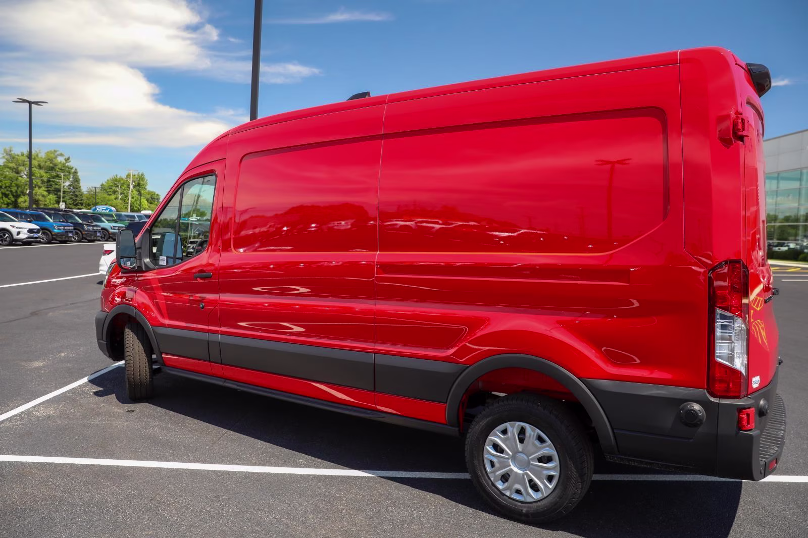 2026 Race Red Ford Transit Cargo Van RWD Van