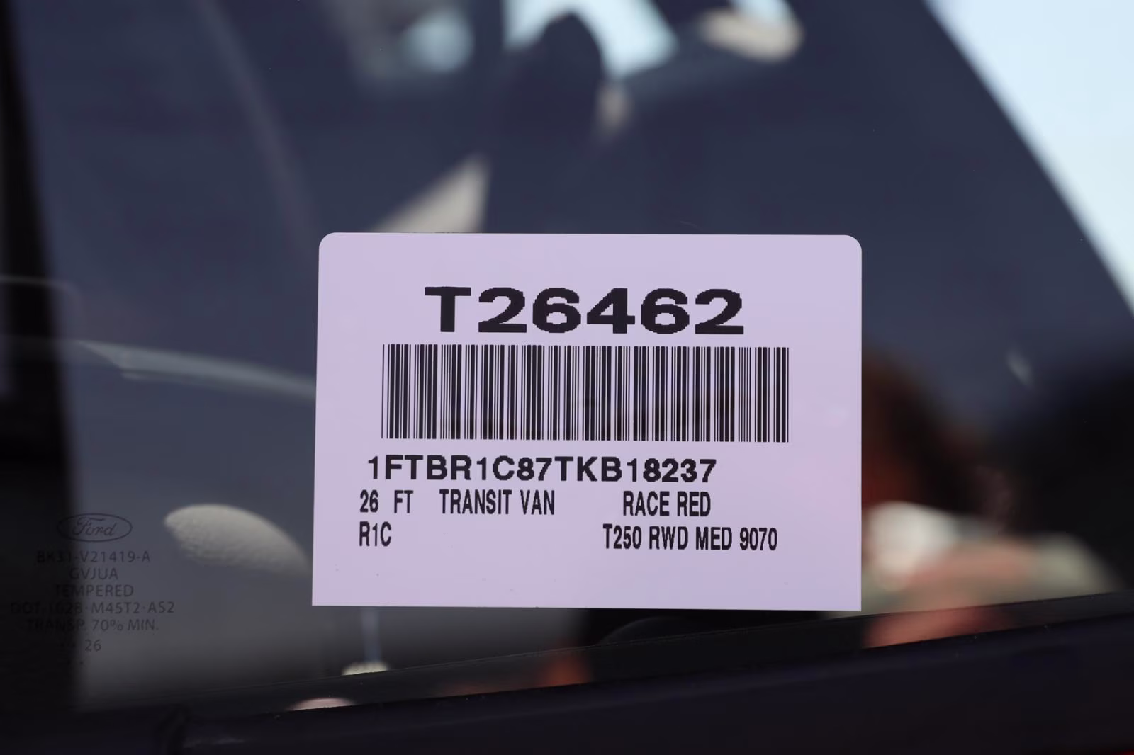 2026 Race Red Ford Transit Cargo Van RWD Van
