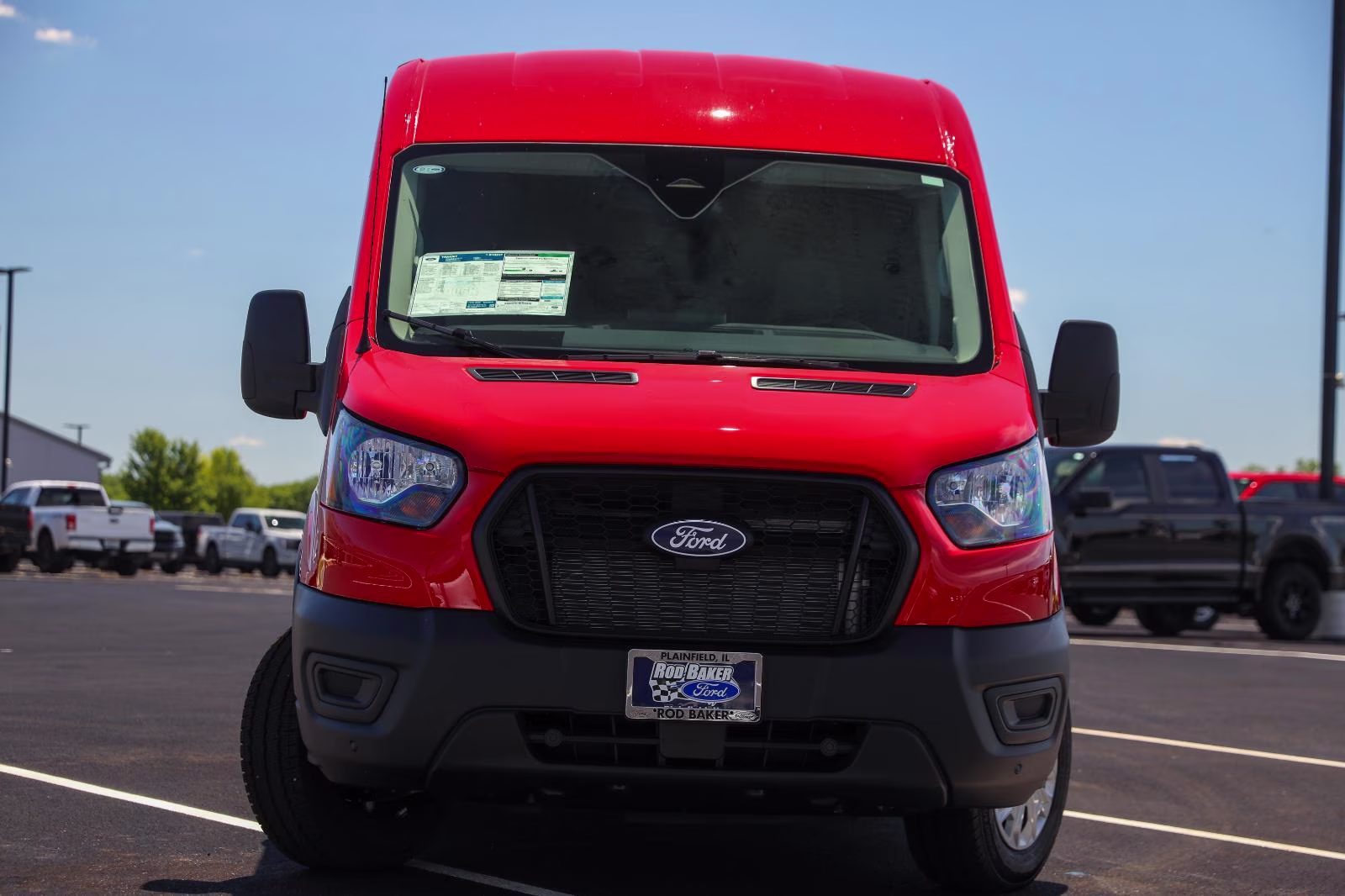 2026 Race Red Ford Transit Cargo Van RWD Van