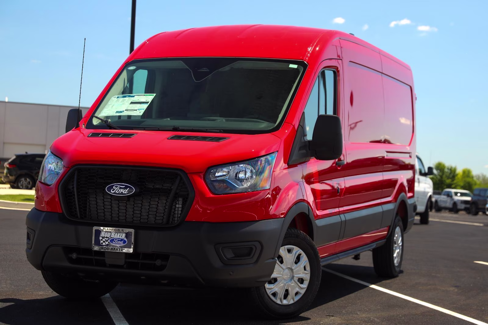 2026 Race Red Ford Transit Cargo Van RWD Van