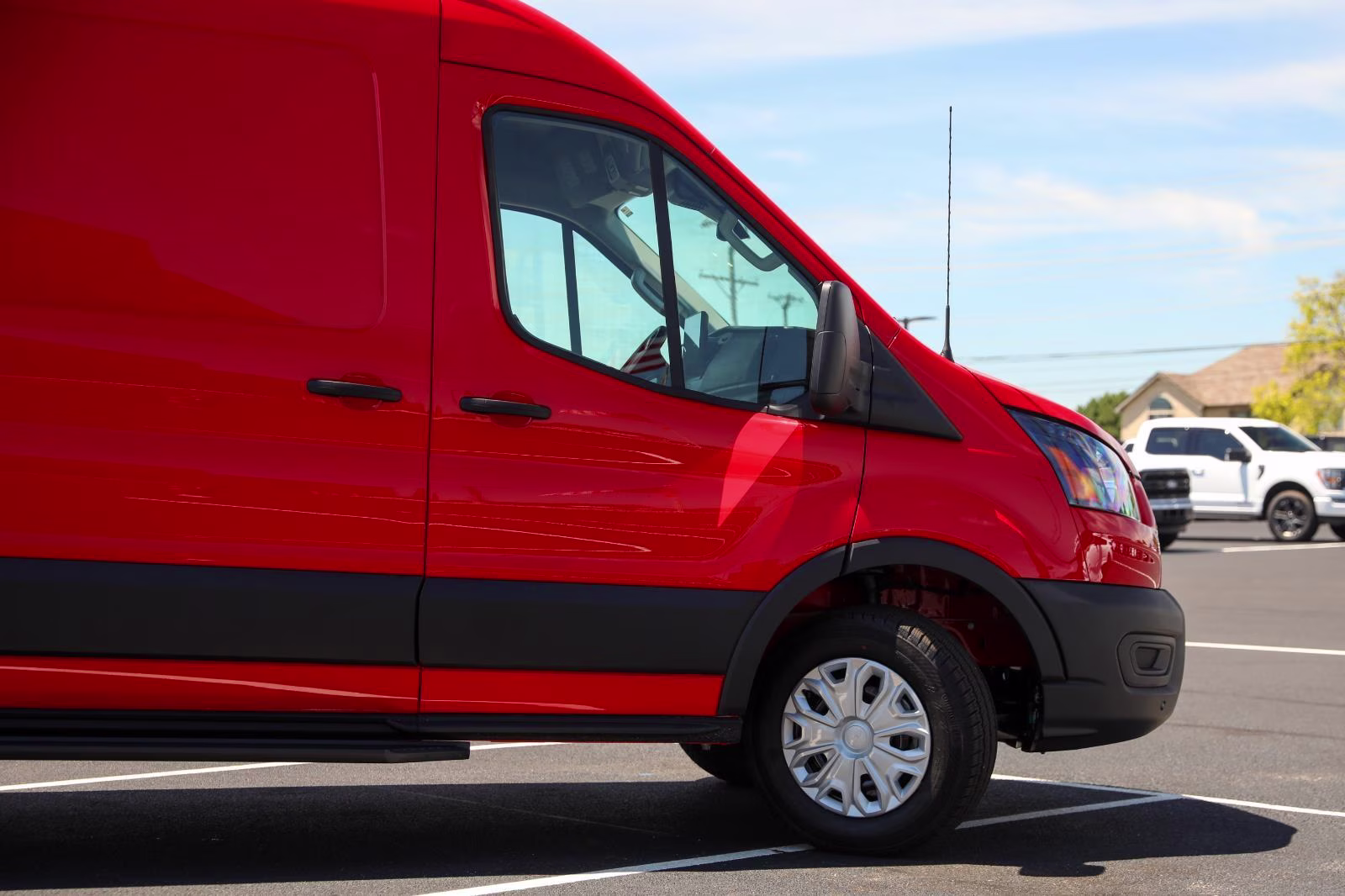 2026 Race Red Ford Transit Cargo Van RWD Van