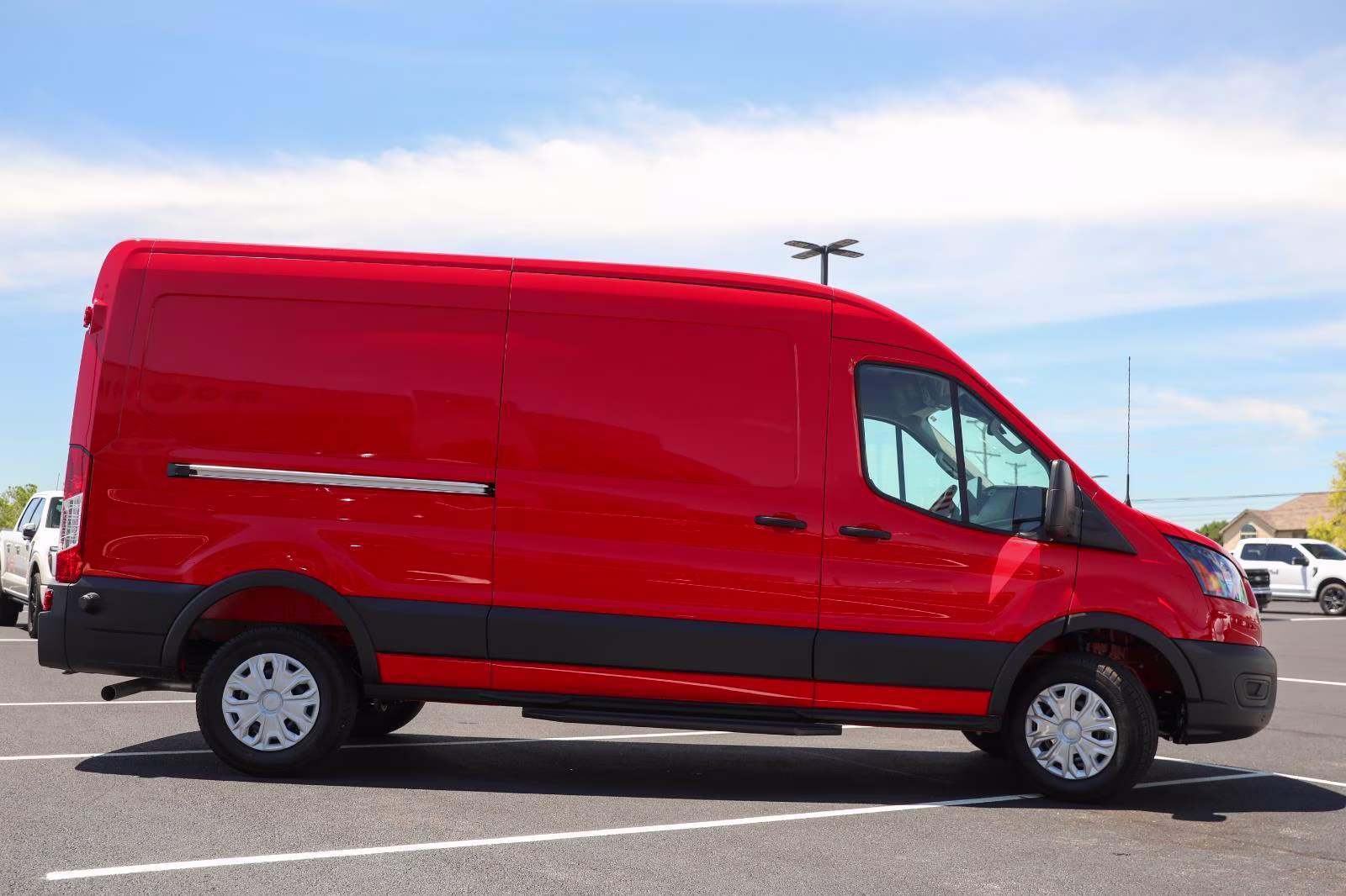 2026 Race Red Ford Transit Cargo Van RWD Van