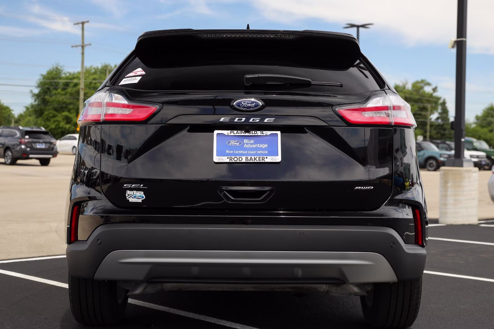 2024 Agate Black Ford Edge SEL AWD SUV