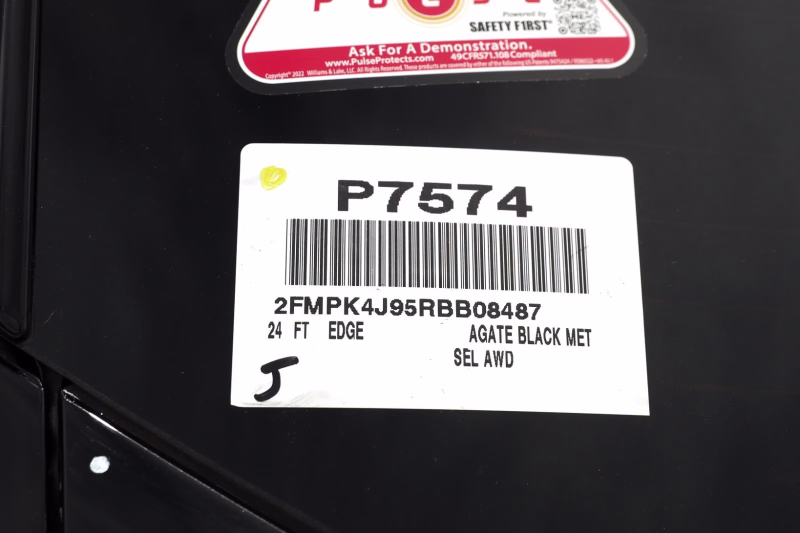 2024 Agate Black Ford Edge SEL AWD SUV