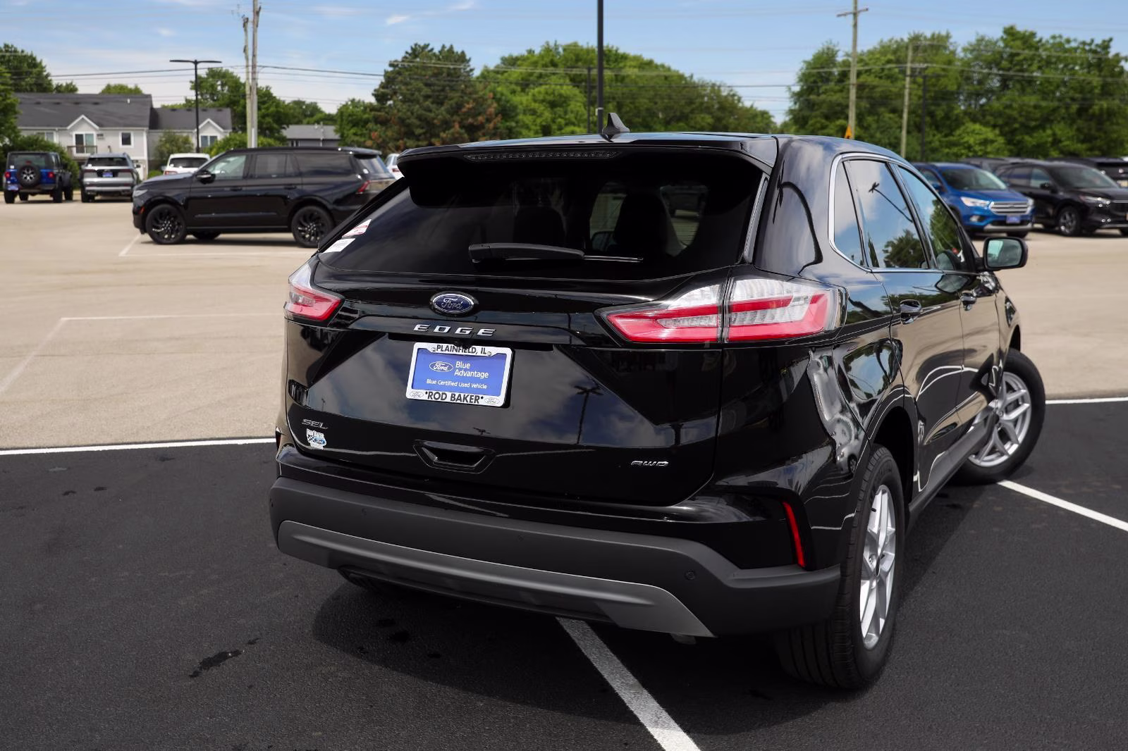 2024 Agate Black Ford Edge SEL AWD SUV