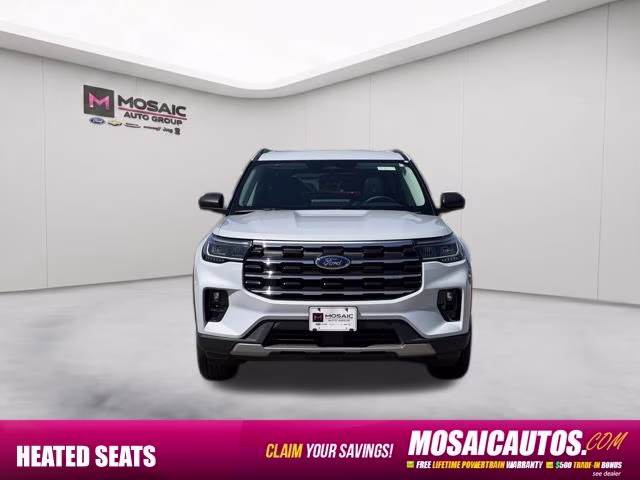 2026 White Metallic Ford Explorer Active 4X4 SUV
