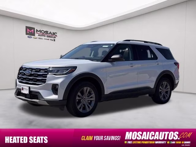 2026 White Metallic Ford Explorer Active 4X4 SUV