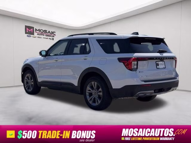 2026 White Metallic Ford Explorer Active 4X4 SUV