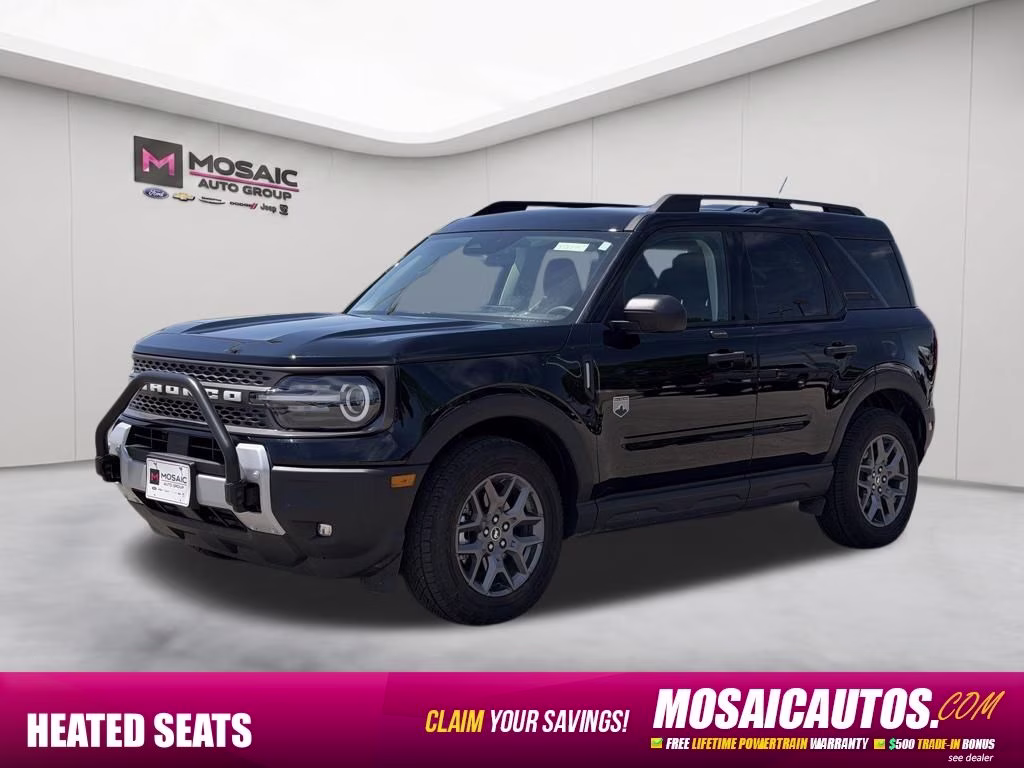 2025 Shadow Black Ford Bronco Sport Big Bend 4X4 SUV