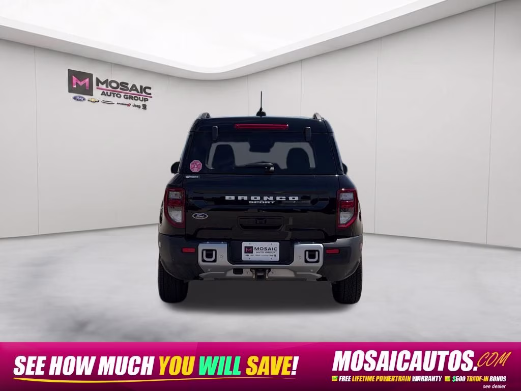 2025 Shadow Black Ford Bronco Sport Big Bend 4X4 SUV