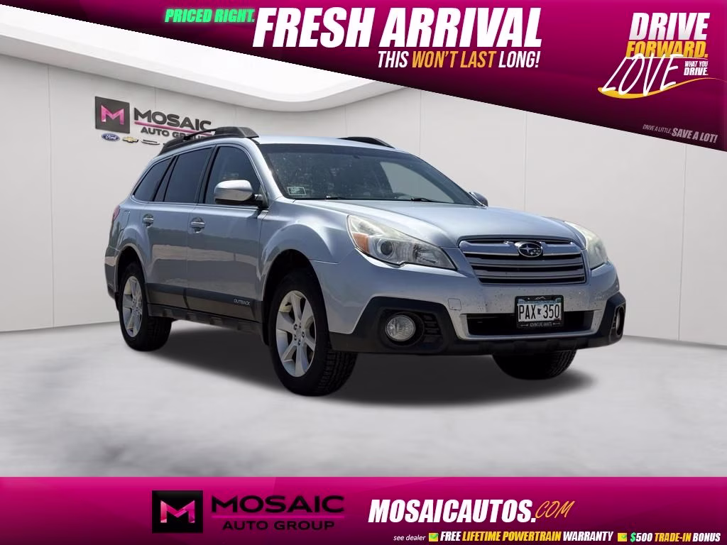2013 Ice Silver Metallic Subaru Outback 2.5i Premium AWD SUV