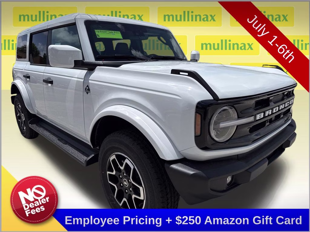 2026 Oxford White Ford Bronco Outer Banks 4X4 SUV