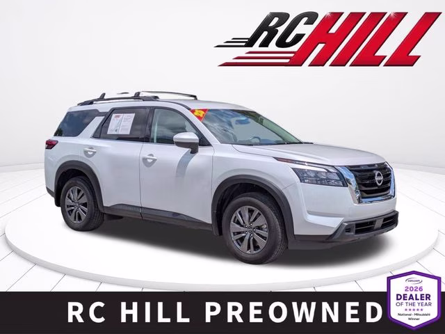 2025 Everest White Pearl Tricoat Nissan Pathfinder SV FWD SUV