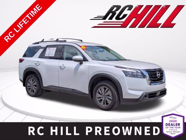 2025 Everest White Pearl Tricoat Nissan Pathfinder SV FWD SUV
