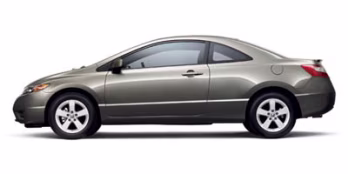 2008 Black Honda Civic EX FWD Coupe