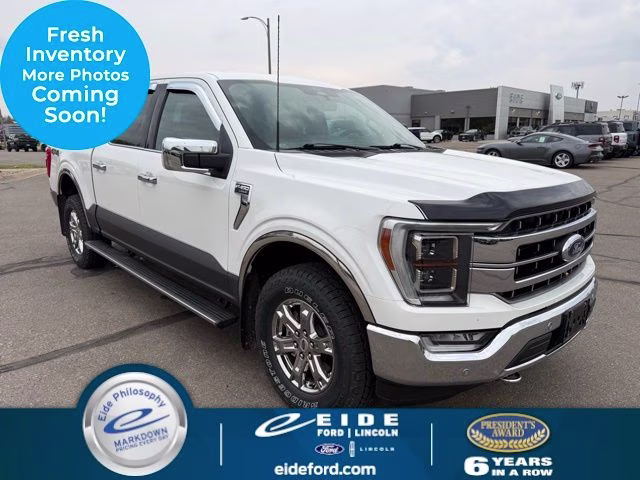 2022 White Ford F-150 Lariat 4X4 Truck