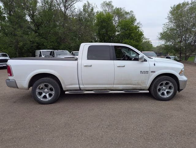 2017 Bright White Clearcoat Ram 1500 Laramie 4X4 Truck