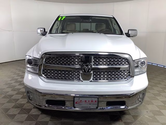 2017 Bright White Clearcoat Ram 1500 Laramie 4X4 Truck