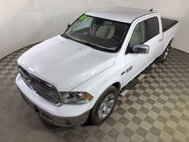 2017 Bright White Clearcoat Ram 1500 Laramie 4X4 Truck