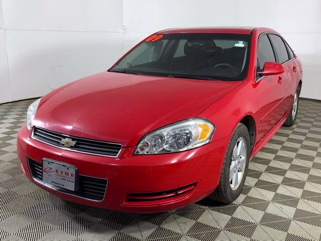 2009 Victory Red Chevrolet Impala LT FWD Sedan