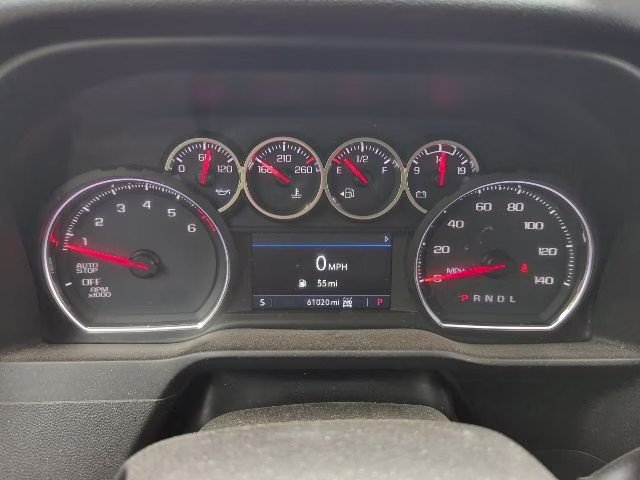 2020 Black Chevrolet Silverado 1500 LT Trail Boss 4X4 Truck