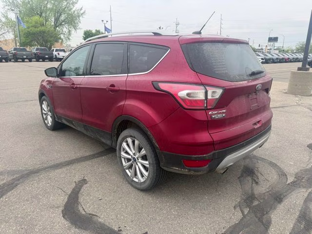 2017 Ruby Red Metallic Ford Escape Titanium 4X4 SUV