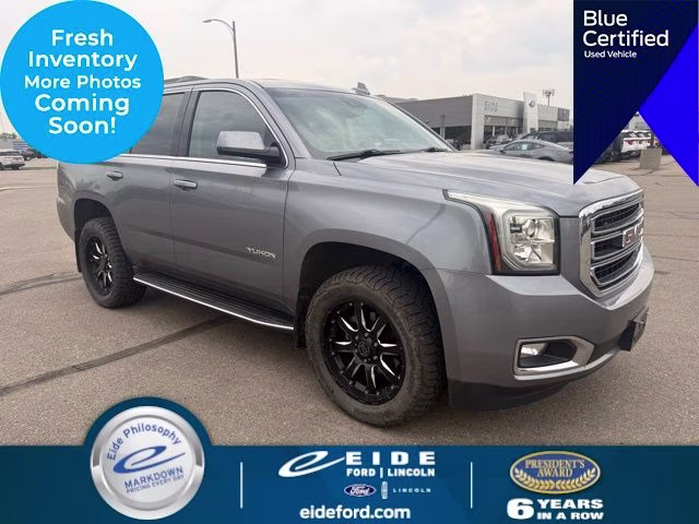 2019 Satin Steel Metallic GMC Yukon SLT Standard Edition 4X4 SUV