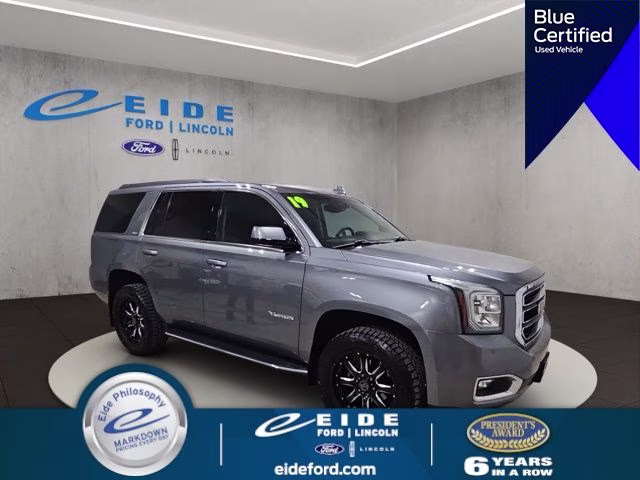 2019 Satin Steel Metallic GMC Yukon SLT Standard Edition 4X4 SUV