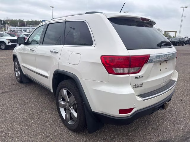 2012 Stone White Clearcoat Jeep Grand Cherokee Limited 4X4 SUV