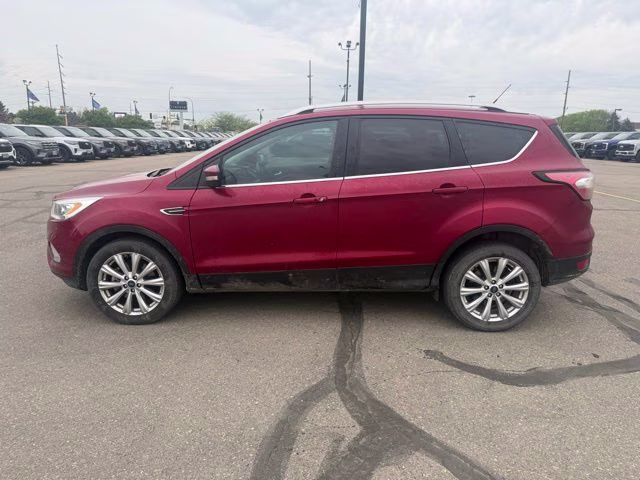 2017 Ruby Red Metallic Ford Escape Titanium 4X4 SUV