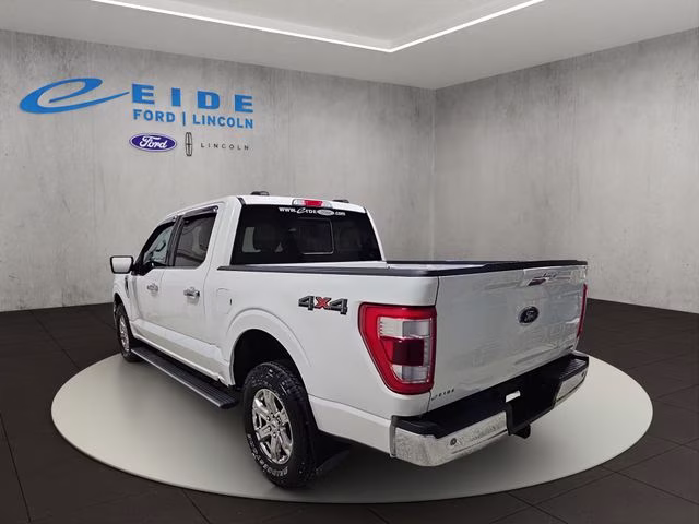 2022 Star White Metallic Tri-Coat Ford F-150 Lariat 4X4 Truck
