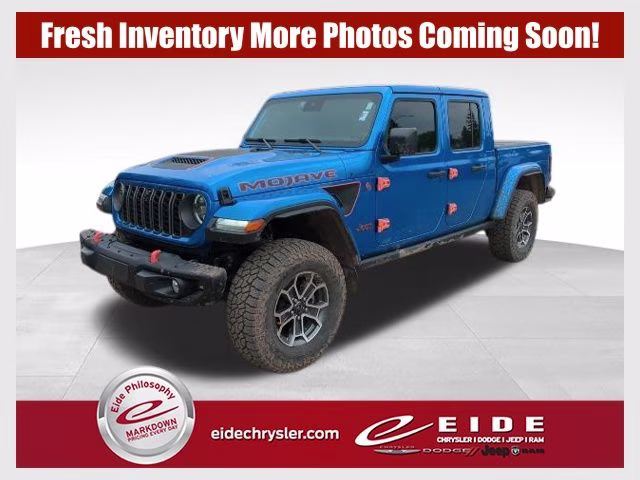 2024 Hydro Blue Pearlcoat Jeep Gladiator Mojave 4X4 Truck