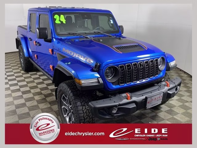 2024 Hydro Blue Pearlcoat Jeep Gladiator Mojave 4X4 Truck