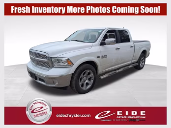 2017 Bright White Clearcoat Ram 1500 Laramie 4X4 Truck