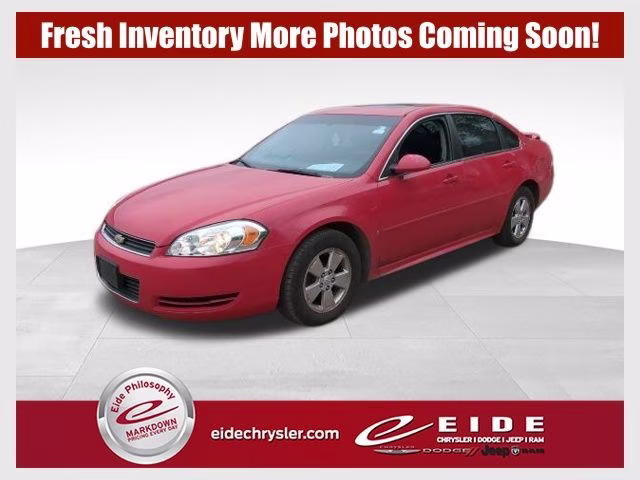 2009 Victory Red Chevrolet Impala LT FWD Sedan