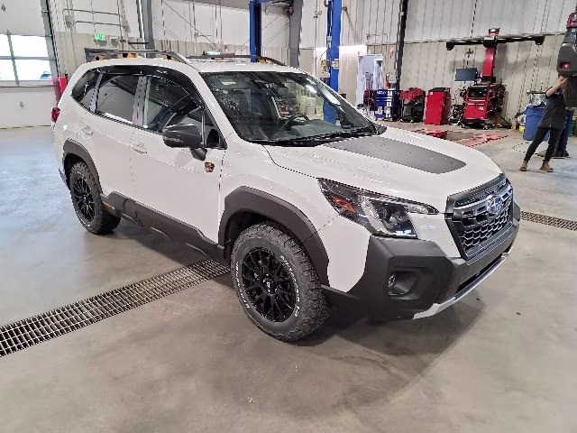 2023 Crystal White Pearl Subaru Forester Wilderness AWD SUV