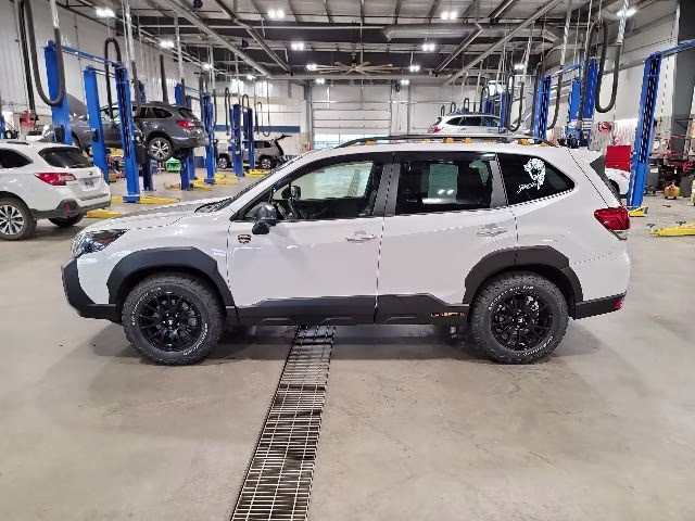 2023 Crystal White Pearl Subaru Forester Wilderness AWD SUV