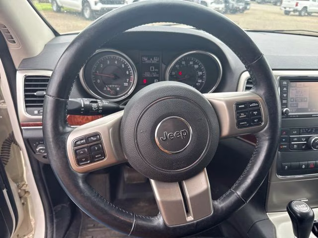 2012 Stone White Clearcoat Jeep Grand Cherokee Limited 4X4 SUV