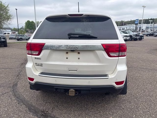 2012 Stone White Clearcoat Jeep Grand Cherokee Limited 4X4 SUV
