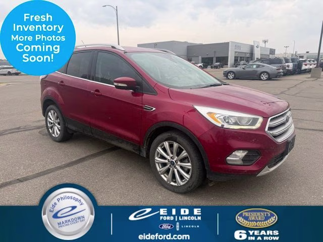 2017 Ruby Red Metallic Ford Escape Titanium 4X4 SUV