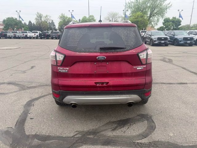2017 Ruby Red Metallic Ford Escape Titanium 4X4 SUV