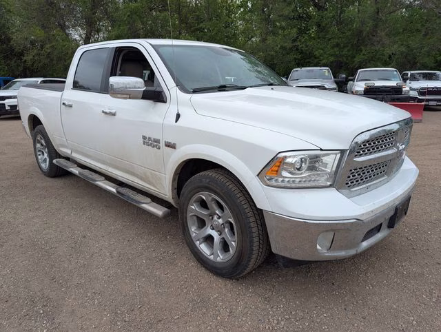 2017 Bright White Clearcoat Ram 1500 Laramie 4X4 Truck