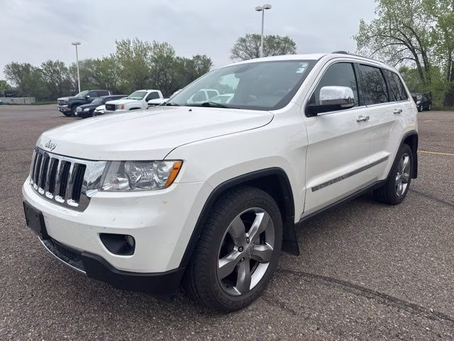 2012 Stone White Clearcoat Jeep Grand Cherokee Limited 4X4 SUV