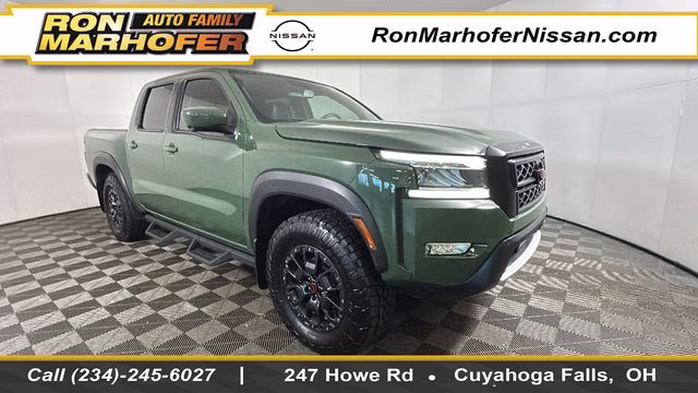 2022 Tactical Green Metallic Nissan Frontier PRO-4X 4X4 Truck